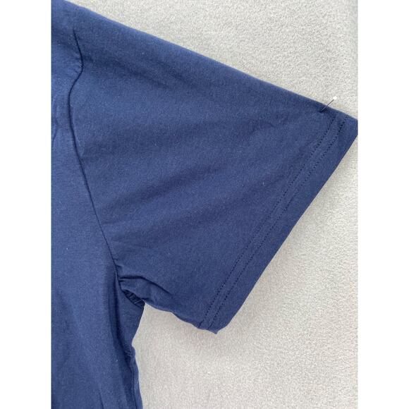 MARVEL SPIDERMAN T-Shirt 3XL WITH GREAT POWER Blue Maroon Diagonal Graphic - Picture 3 of 10